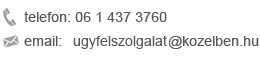 Az ügyfélszolgálat elérhetőségei